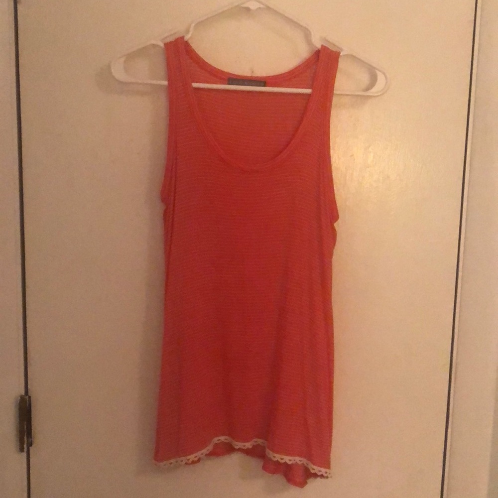 Pink striped tank top from stitch fix